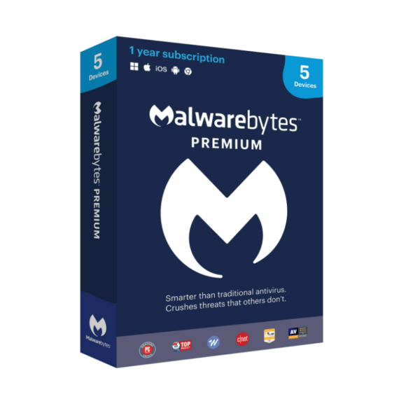 Malwarebytes 5PC 1YEAR Malwarebytes 5PC 1YEAR